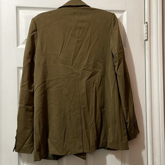 Favorite Daughter Olive Green Blazer Jacket Size Large - Picture 8 of 13